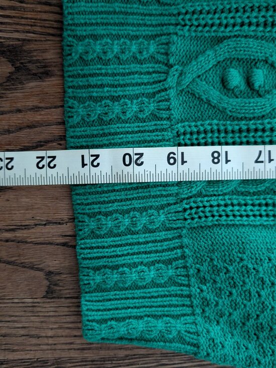 Monsoon Embroidered Green Cardigan | Size Large | Floral Detail | Cottagecore - Picture 7 of 8